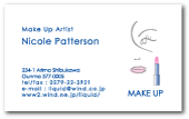 メークアップアーティスト名刺